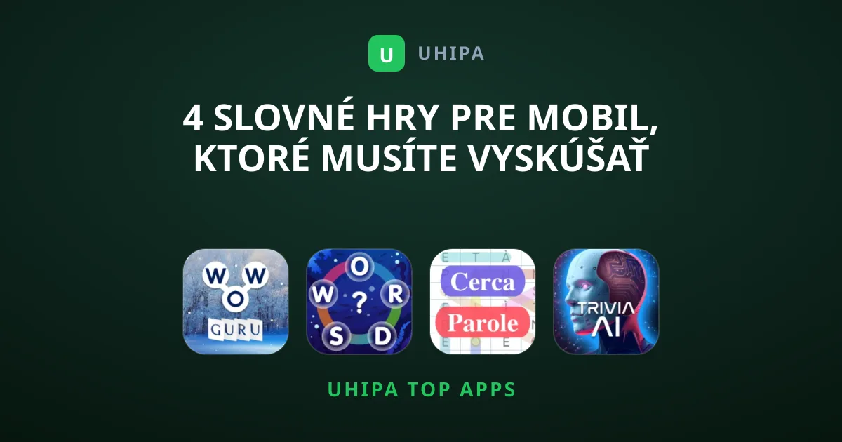 4 Slovné Hry pre Mobil, Ktoré Musíte Vyskúšať